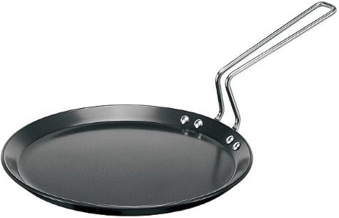 Hawkins Futura Induction Compatible Hard Anodised Flat Tava, 26 cm Diameter, Blk